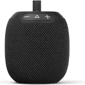 Hama Bluetooth-Lautsprecher "Bluetooth Box, LED, 16 W, wasserdicht IPX7, TWS, schwarz", schwarz, B:9,53cm H:10,5cm T:9,53cm, Lautsprecher, 10 Stunden Akkulaufzeit, Bluetooth-Lautsprecher