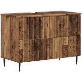 vidaXL Waschbeckenschrank ZWOLLE Altholz 82 x 41 x 58,5 cm
