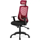 Autronic Bürostühle, synchrones Moos, schwarzes Netz, Plastik. Kreuz - Ka -a186 bk