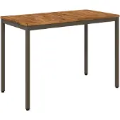 Syfax Gartentisch Natur und Kaffee 108,5 x 55 x 75 cm