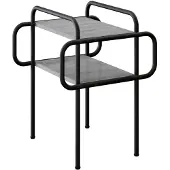 vidaXL Couchtisch Grau Sonoma 40 x 40 x 51 cm Holzwerkstoff