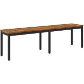 vidaXL Gartenbank 161 x 35 x 45 cm Massivholz Akazie Rechtwinklig
