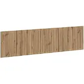 Syfax Wandmontiertes Kopfteil EDE Artisan-Eiche Holzwerkstoff