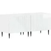 Syfax TV-Schrank Hochglanz Weiß Holzwerkstoff