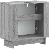 vidaXL Waschbeckenschrank EDE Sonoma-Grau 59,5 x 31,5 x 59 cm