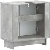 vidaXL Waschbeckenschrank EDE Betongrau 59,5 x 31,5 x 59 cm