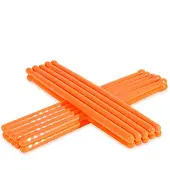 SVELTUS 10 Paar Fit Sticks - Drum It! - orange