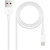 Nanocable 10.10.0401, 1 m, Lightning, USB A, Weiß, USB 2.0, 1 Stück(e)
