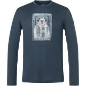 Super.natural M Bearski LS blueberry/various (W55) XL