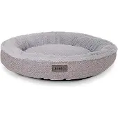 Markenlos Hundebett Donutform Ø 55 cm - Waschbares Hundekissen mit Antirutsch