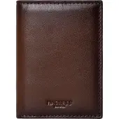 Hackett London für Herren. HM4100063 Brieftasche aus Leder mit geprägtem Logo, braun (OSFA), Klassisch