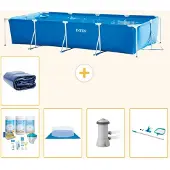 Intex Rechteckiger Frame Pool - 450x220x84 cm - 6-teilig S20075