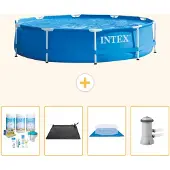 Intex Frame Pool Rund - 366x76 cm - 5-teilig S21006