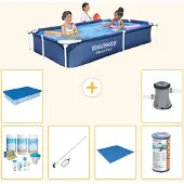 Bestway Steel Pro Rechteckig - 221x150x43 cm - 7-teilig S21515