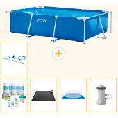 Intex Rechteckiger Frame Pool - 300x200x75 cm - 6-teilig S20833