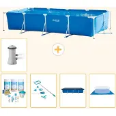 Intex Rechteckiger Frame Pool - 450x220x84 cm - 6-teilig S20066