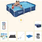 Bestway Steel Pro Rechteckig - 300x201x66 cm - 8-teilig S21552