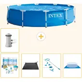 Intex Frame Pool Rund - 366x76 cm - 6-teilig S21004
