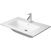 Duravit ME by Starck Möbelwaschtisch, mit Überlauf, ohne Hahnloch, 830mm, 233683AC60