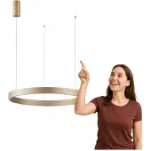 ITALUX LED-Hängelampe 60W BRASCO UP DOWN PND-56215D-060RPP-GD-3KS4K-TRDIMM