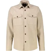 Lerros Fleecehemd , Herren, Gr. M, N-Gr, basalt grau, Web, Obermaterial: 100% Polyester, normal hüftbedeckend, Rundhals, Hemden Fleecehemd, Fleecejacke, langarm mit Knopfleiste