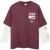 s.Oliver Oversize-Shirt Oversize-Form im 2in1-Look