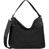 Tom Tailor Vesna Damen Hobo Bag Schultertasche Mittelgroß Schwarz