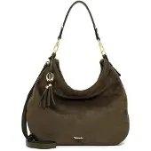 Tamaris Beuteltasche "Beutel TAS Mareike", Damen, Gr. B/H/T: 34cm x 30cm x 12cm 0, grün (oliv 960), Polyester, Taschen Beuteltasche