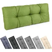Garronda 120x45 cm Rückenkissen 12 cm wasserabweisend UV- & Wasserfest Palettensofa GD-0252 Grün
