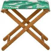 vidaXL Liegestuhl 2 pcs Massives Eukalyptus Holz Blattmuster