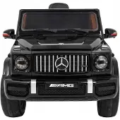 Audi Elektrischer Jeep Mercedes AMG G-Klasse 4X4 Schwarz, RC-Fernbedienung, Akku 12V