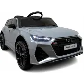 Audi Batterieauto RS6 GT Cabrio Fernbedienung EVA Leder Musik Lichter Grau