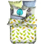 DecoKing Klassische Bettwäsche Blumenmuster Glatt 155x220 cm