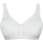Viania Soft-BH "Baumwoll Soft BH Basic", Damen, Gr. 85, Cup D, weiß, Obermaterial: 100% Baumwolle CO., BHs Soft-BH
