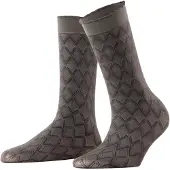 Falke Ice Dune 60 DEN Damen Socken, 39-42, Grau, AnderesMuster