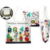 CARMANI Damen Leinwandtasche Wassily Kandinsky Shopper