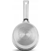 Edenberg Edelstahl-Rondell mit Deckel 1,5L 16cm Silber