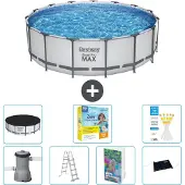 Bestway Steel Pro MAX Rund - 488x122 cm - 6-teilig S582