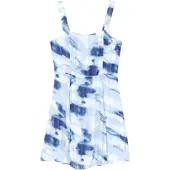 Armani Exchange für Damen. XW002314AF21550FB250 Aquablaues Kleid (XS), Lässig, Viskose, Ärmellos / Hosenträger