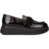 Wonders für Damen. A-5203_2025_5792 Mokassins aus Leder XFLY 03 Schwarz (38), 3 bis 5 cm, Keine, Lässig