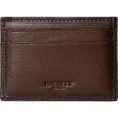 Hackett für Herren. HM4100064 Kartenetui aus braunem Leder (OSFA), Klassisch