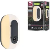Paulmann LED-Wandlampe Elunor anthrazit Höhe 21cm CCT