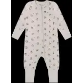 CeLaVi Jumpsuit LS - AOP mocha meringue (2122) 90