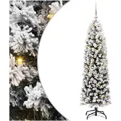 vidaXL Künstlicher Weihnachtsbaum mit 150 LEDs mit Ständer Grün 150 cm