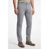 MAC Chinohose "Driver", Herren, Gr. 38, Länge 32, grau (light storm grau), Web, Obermaterial: 89% Baumwolle, 8% Polyester, 3% Elasthan, figurumspielend knöchellang, Hosen Chinohose, mit Stretch