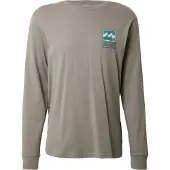 Billabong Langarmshirt "Stamp", Herren, Gr. L, grau (pewter), Obermaterial: 70% Baumwolle, 30% Baumwolle., Shirts Langarmshirt