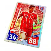 Hasbro Match Attax 2017/18 Card 69 Robert Lewandowski / Fc Bayern Munich