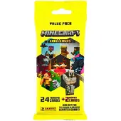 Hasbro MINECRAFT 4 Challenges Panini Fat Pack – 26 Cards – Value Pack Pouch