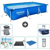 Bestway Steel Pro Rechteckig - 300x201x66 cm - 7-teilig S21554