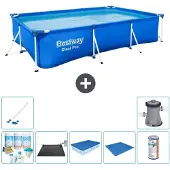 Bestway Steel Pro Rechteckig - 300x201x66 cm - 8-teilig S22244